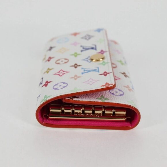 LOUIS VUITTON Multicolor LV x TM Multicles6 Key Case White M14092 Auth 128097SM - Picture 3 of 16